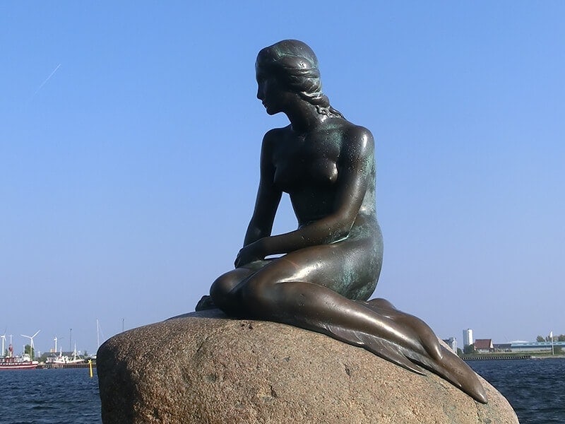 Sightseeing Copenhagen Kopenhagen Kleine zeemeermin little mermaid siren